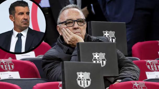 El enemigo vuelve a casa: Figo estará hoy en el campo del Barcelona ante PSG; el motivo y la sorpresiva reacción de Laporta