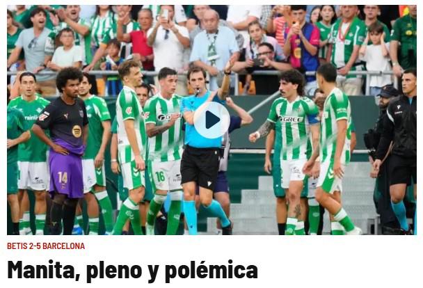 Liga negreirizada; el árbitro echa una mano al Barça: la prensa tras polémico triunfo