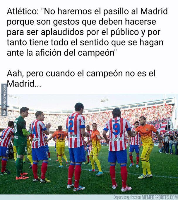 Real Madrid perdió, el Atlético no le hizo el pasillo de campeón y los memes estallan en las redes sociales
