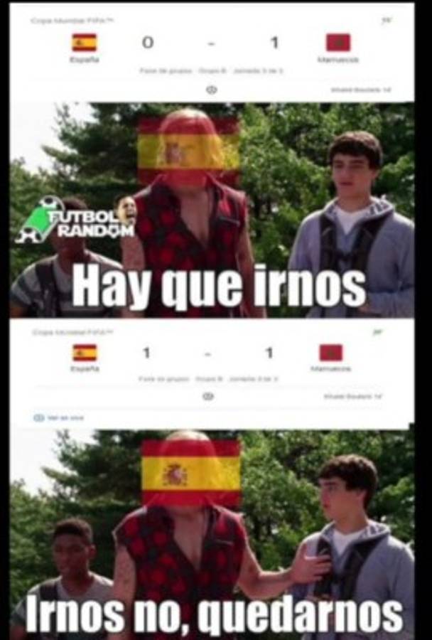 MEMES: Hacen pedazos a De Gea y España por empatar ante Marruecos en el Mundial de Rusia