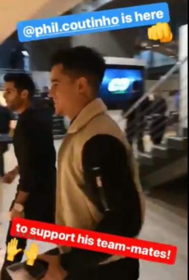 NO SE VIO EN TV: La cara de Coutinho en el Camp Nou; El mensaje de la afición del Barça