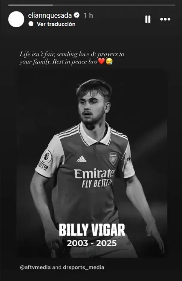 Muere futbolista que jugó en el Arsenal: la dura causa de su fallecimiento y el mensaje que recibió desde Costa Rica