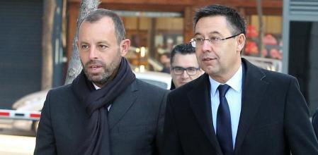 Sandro Rosell y Bartomeu también fueron acusados por el ‘caso Negreira’.