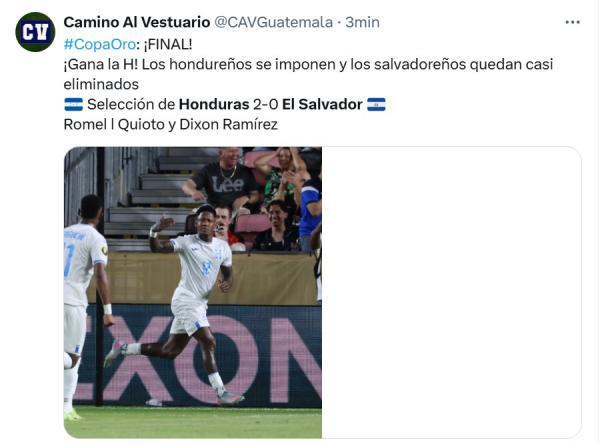 Honduras enmienda el desastre y El Salvador, al borde de la eliminación, las redes explotan con el triunfo catracho en Copa Oro
