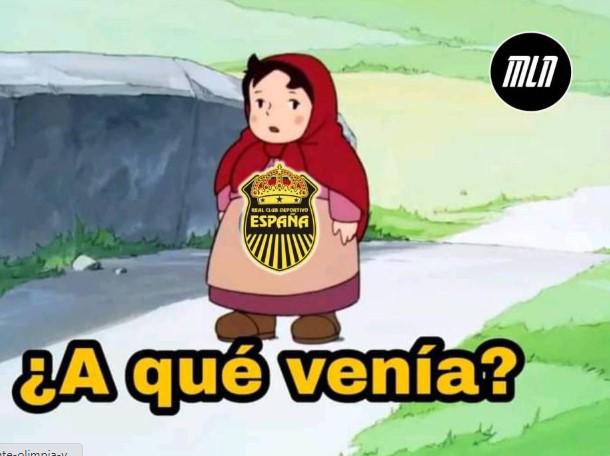 Los memes no perdonan a Real España tras ser goleado por Olimpia en el clásico; Motagua tampoco se salva