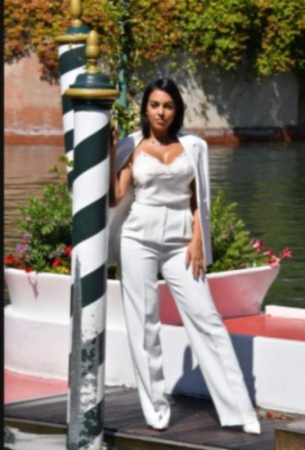 Georgina Rodríguez, invitada de lujo en el festival de cine de Venecia y deslumbra con dos 'looks'