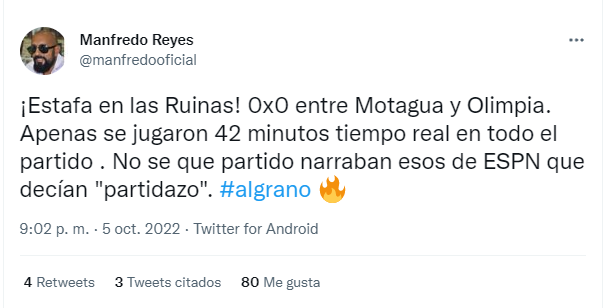 Sin filtros: Periodistas reaccionan luego del amargo empate que sellaron Motagua y Olimpia en Liga Concacaf