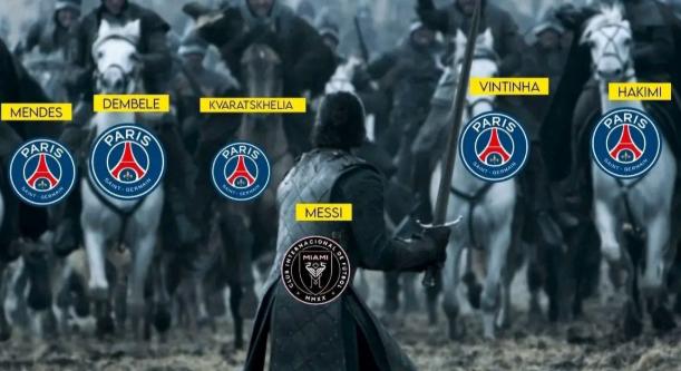 Memes destrozan a Messi por la paliza del PSG sobre Inter Miami en el Mundial de Clubes