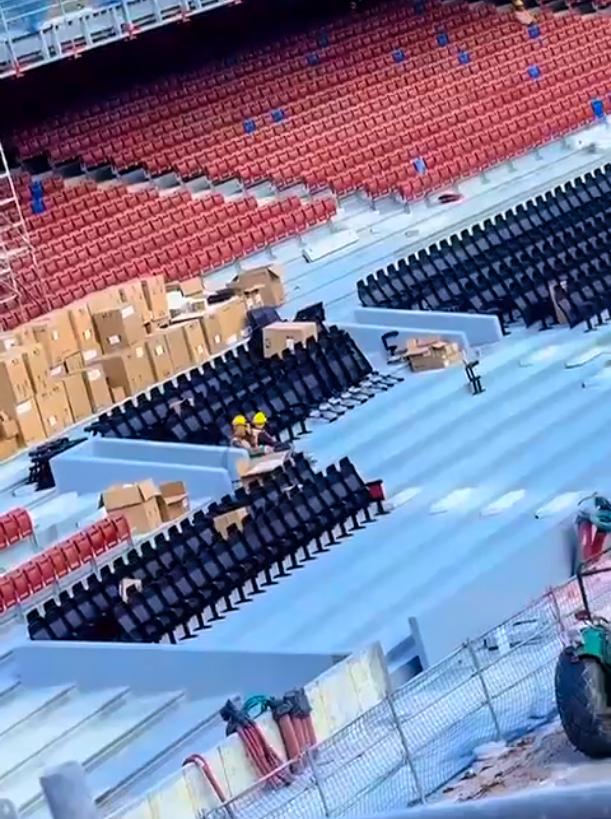 Barcelona dio un paso grande: el césped se instala en el nuevo Camp Nou y así va quedando el mejor estadio del mundo