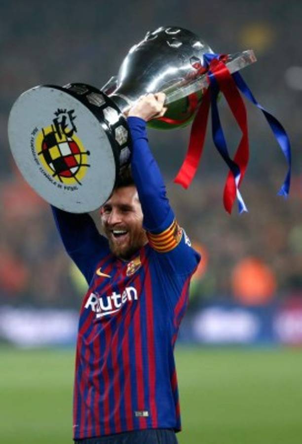 NO SE VIO POR TV: Messi y su tierna celebración en título de Barcelona