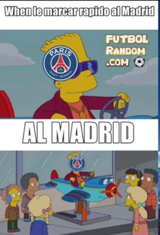 Los memes hacen pedazos al Real Madrid y a Courtois tras el baile que les dio el PSG