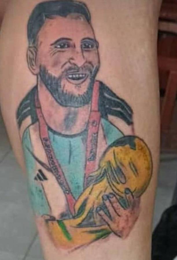 ¡Son espantosos! Lionel Messi y Dibu Martínez, afectados con los tatuajes más feos del Mundial Qatar 2022