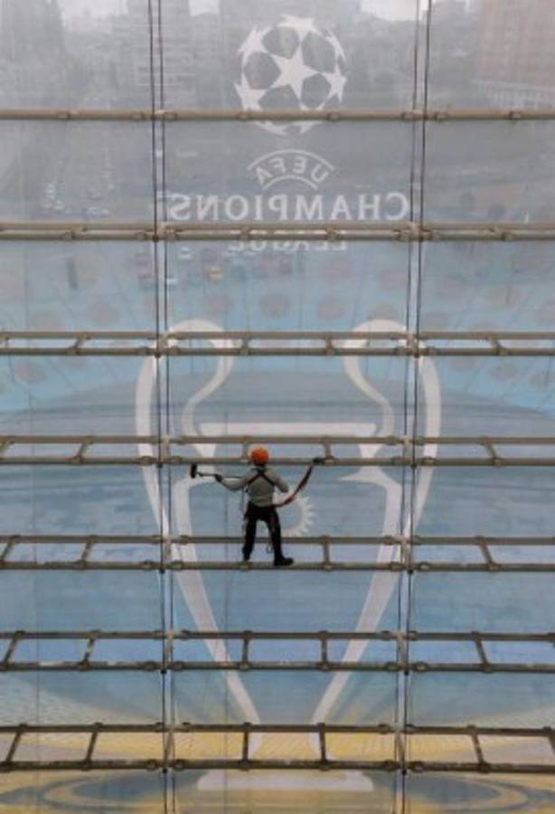 Kiev, lista para recibir la final de la Champions League entre Real Madrid y Liverpool