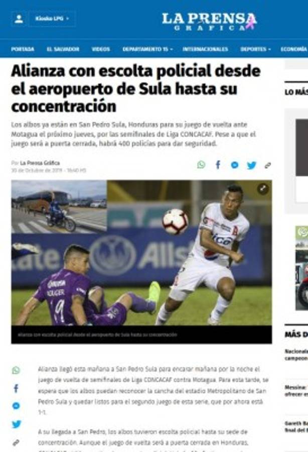 Prensa de El Salvador y Costa Rica: 'Noche de espanto' y 'Alianza con poderoso hechizo'