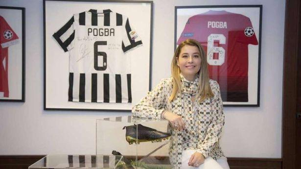 Rafaela Pimienta es la agente de Paul Pogba tras la muerte de Mino Raiola.