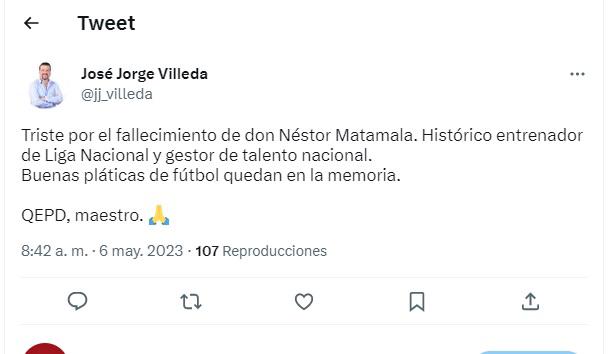 “Néstor Matamala, un padre, un maestro y de corazón hondureño”: Así reaccionan los periodistas y afición tras la muerte del técnico