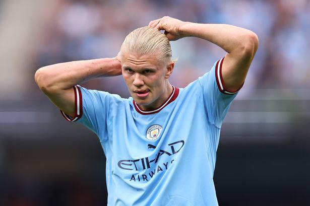 Haaland vive su primer año con el Manchester City y ya suma 14 goles en ocho apariciones en la Premier League.