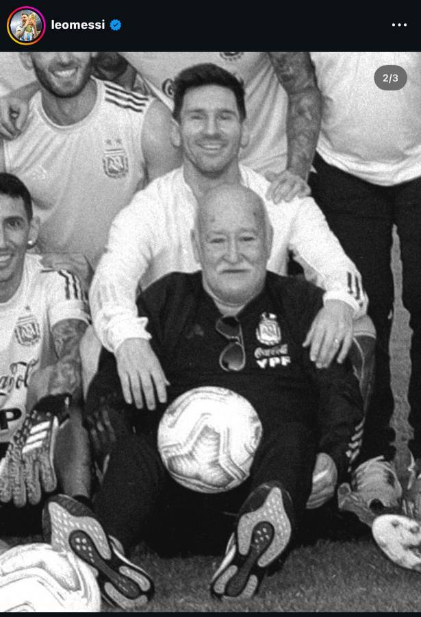 Messi llora su partida: la carta de Leo tras fallecimiento de un miembro de la selección de Argentina: Fuiste la persona...