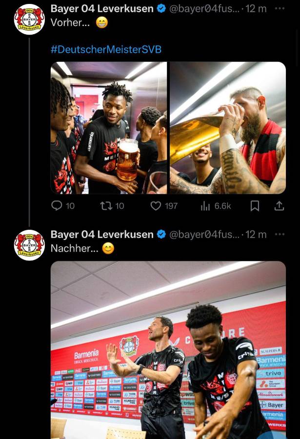 El irónico mensaje del Bayern Múnich y la felicitación de un ex Real Madrid: la prensa reacciona tras el título del Leverkusen