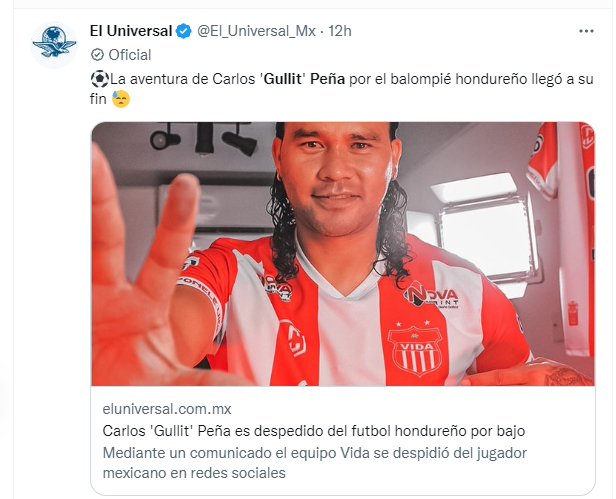 “Otro fracaso más” y “lo mandaron a casa”: prensa mexicana es dura con Gullit Peña tras salida del Vida