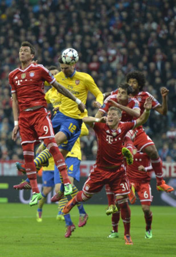 Bayern Múnich cumple con los pronósticos y elimina al Arsenal