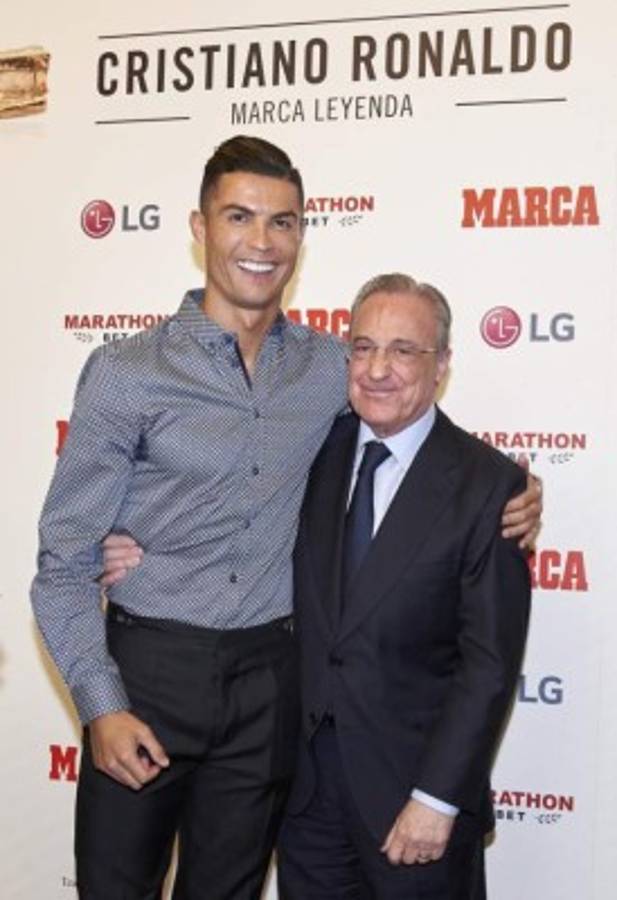 Fotos: Cristiano Ronaldo y el beso de Florentino Pérez; Georgina se roba los suspiros