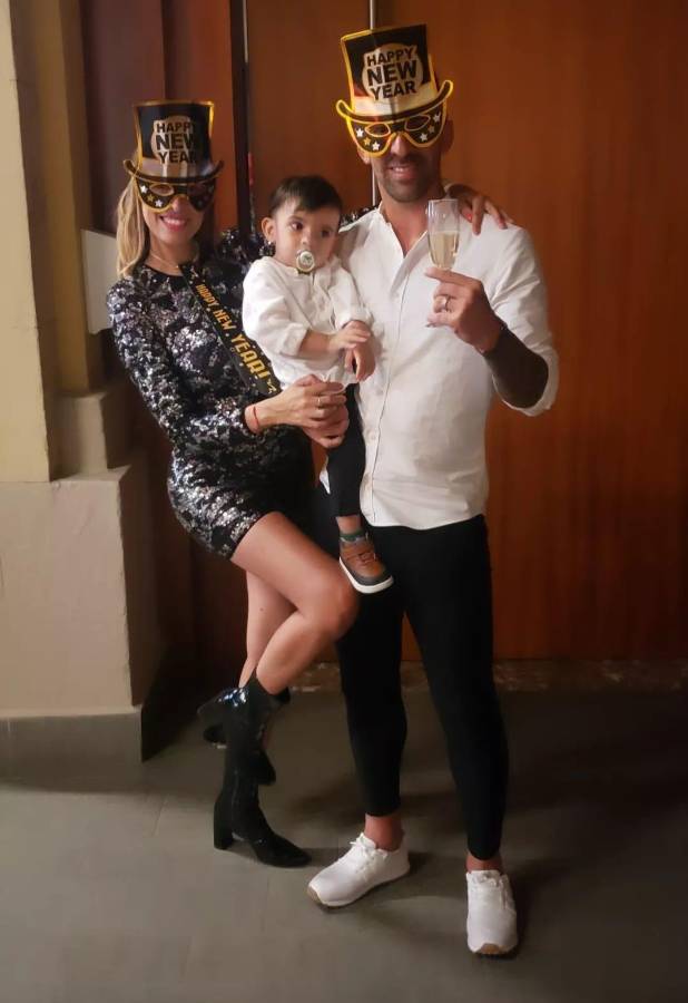 Bien acompañados: Así despidieron el 2021 los futbolistas de la Liga Nacional y legionarios hondureños