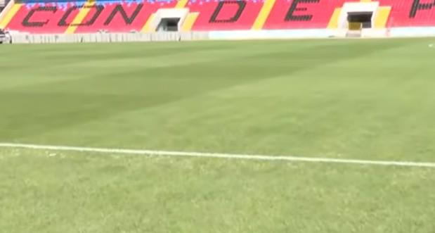 ¿Peligra el Motagua vs Real España? Así quedó la grama del Estadio Nacional Chelato tras el concierto de Grupo Firme