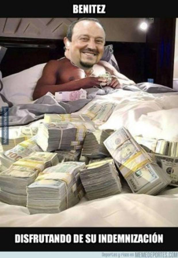 MEMES: Fuertes burlas contra Rafa Benítez y Real Madrid