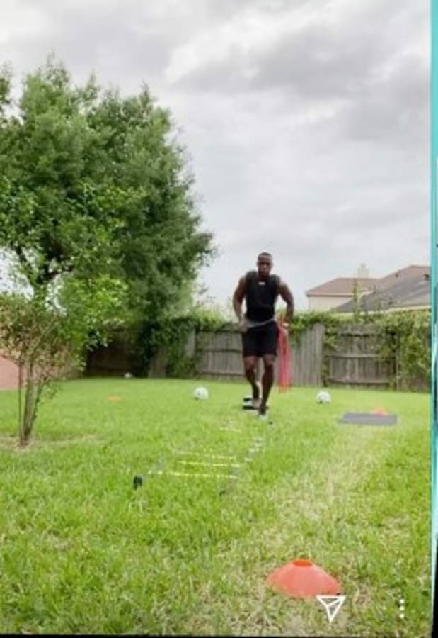 Así es la disciplina de Maynor Figueroa con sus entrenamientos durante la cuarentena