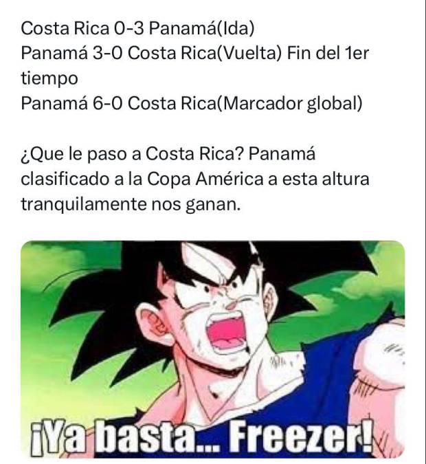 Destrozan a Costa Rica con terribles memes tras la goleada sufrida ante Panamá y su bajo rendimiento