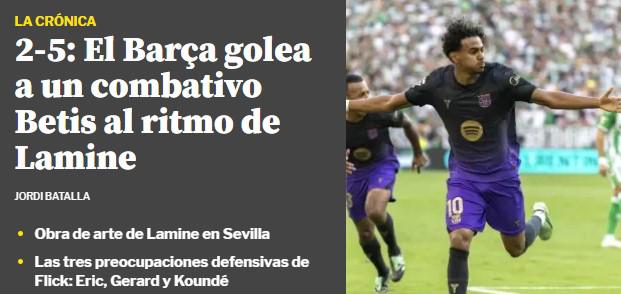 Liga negreirizada; el árbitro echa una mano al Barça: la prensa tras polémico triunfo