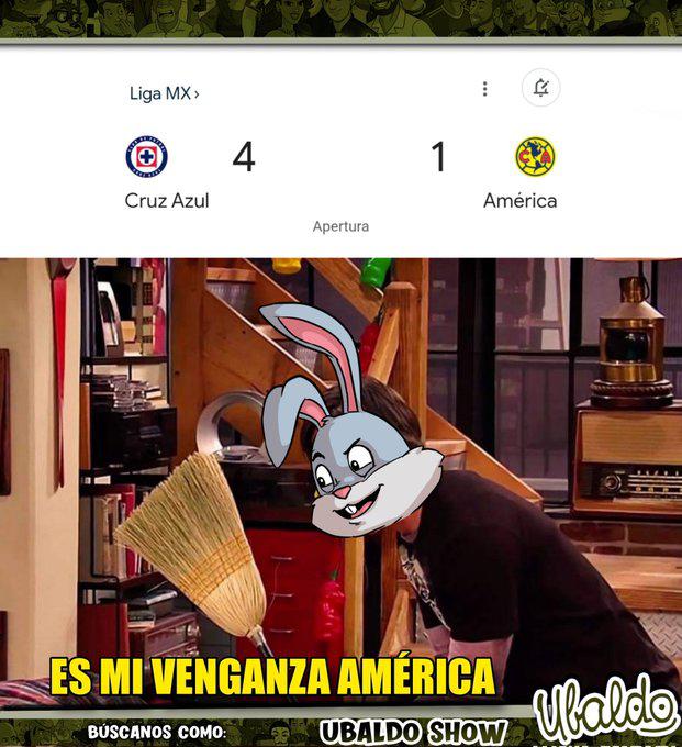 Los memes ‘señalan’ el culpable de la paliza de Cruz Azul al América en la Liga MX: “El patrón te necesita”