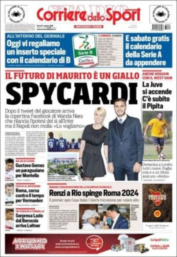 Las portadas deportivas más importantes en el mundo de este jueves 04 de agosto