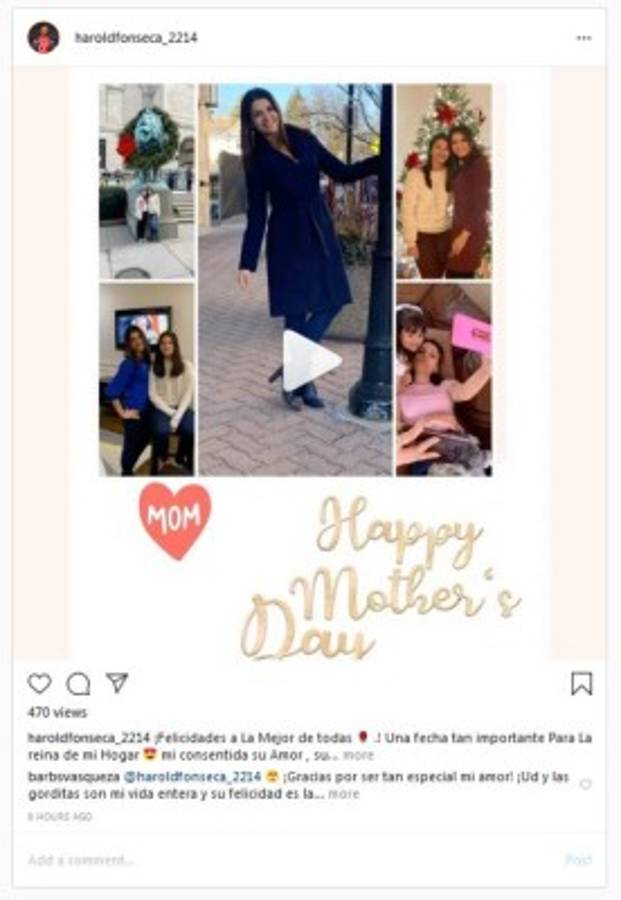 Los bonitos mensajes que dedicaron los futbolistas de Honduras a sus madres y esposas