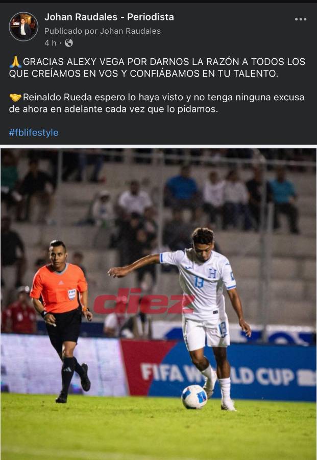 Es el mejor de Honduras Así se cierran bocas: la prensa hondureña alaba la actuación de Alexy Vega contra Nicaragua