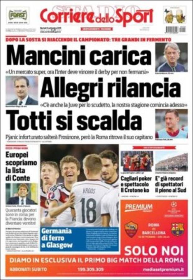 Las portadas de los diarios más importantes en el mundo