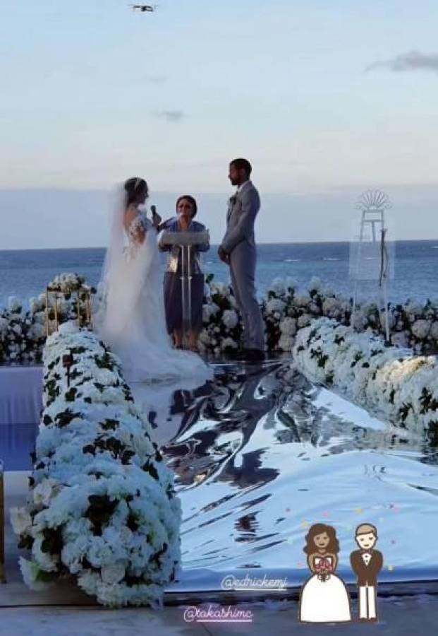 Así fue la espectacular boda de Edrick Menjívar y su hermosa esposa en Roatán tras conquistar el tetra con Olimpia