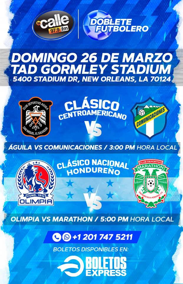 ¡El clásico a Estados Unidos! Marathón anuncia juego amistoso contra Olimpia fuera de Honduras