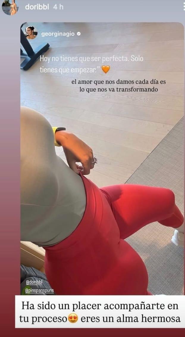 La panameña que ayudó a Georgina Rodríguez en su transformación física: Eres un alma hermosa