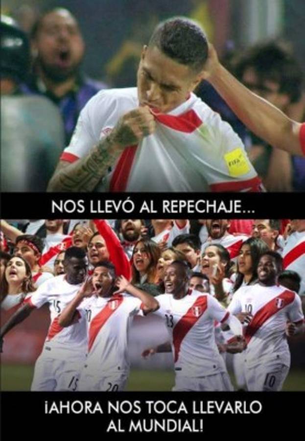 Los mejores memes de la clasificación de Perú al Mundial de Rusia 2018