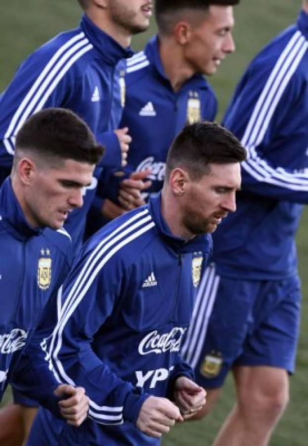 FOTOS: Así fue el primer entrenamiento de Messi en su regreso a la selección de Argentina