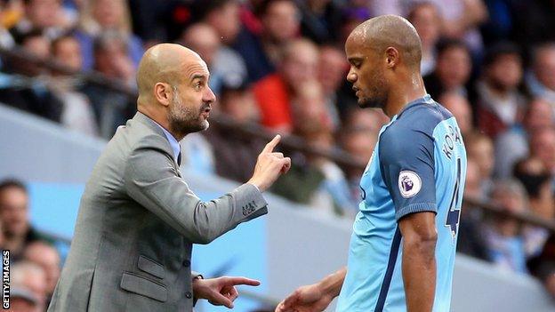 Guardiola dirigió a Kompany durante varios años y lo ve como el futuro técnico del City.