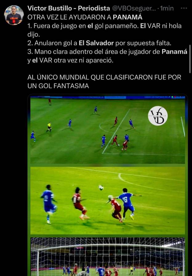 Robo asqueroso Culpa de Concacaf: Chepebomba y la prensa reacciona al triunfo polémico de Panamá en el Cuscatlán