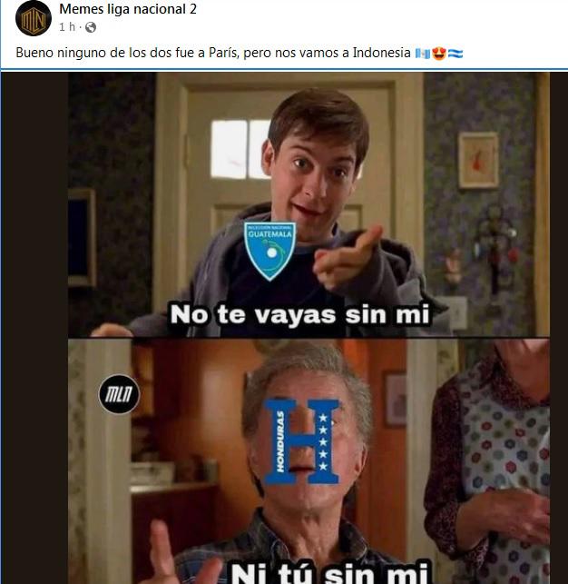 Honduras y Guatemala, protagonistas de los memes tras quedarse sin boleto a los Juegos Olímpicos de París 2024