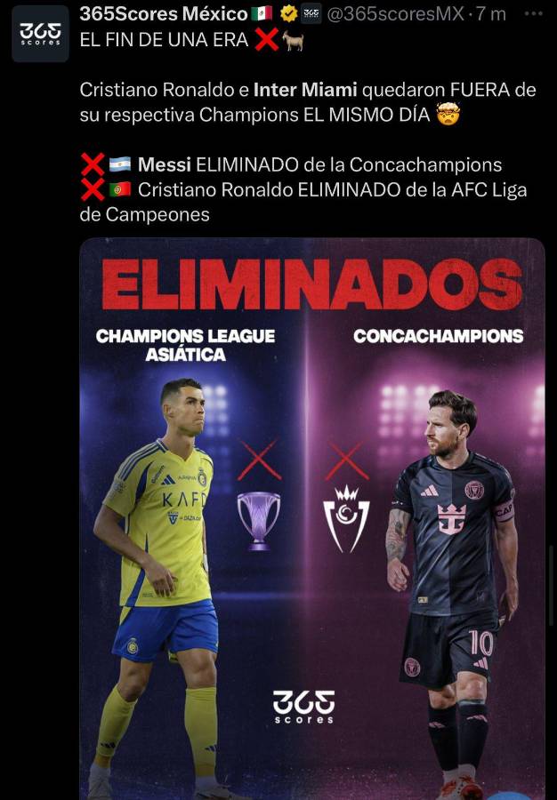 Vergüenza de equipo Le dio frío: la prensa no perdona a Messi tras la eliminación del Inter Miami en Champions de Concacaf