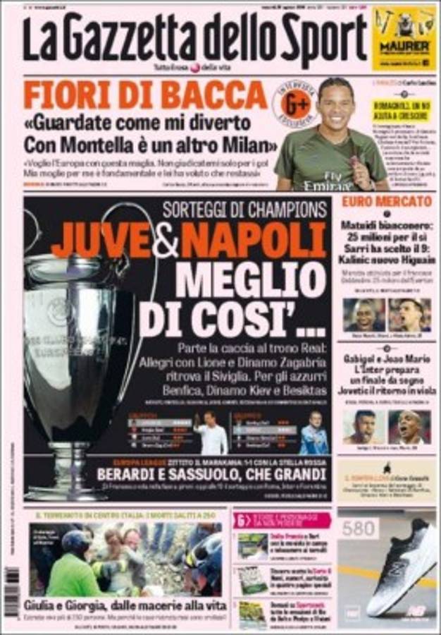 Portadas de los diarios deportivos en el mundo este viernes 26 de agosto