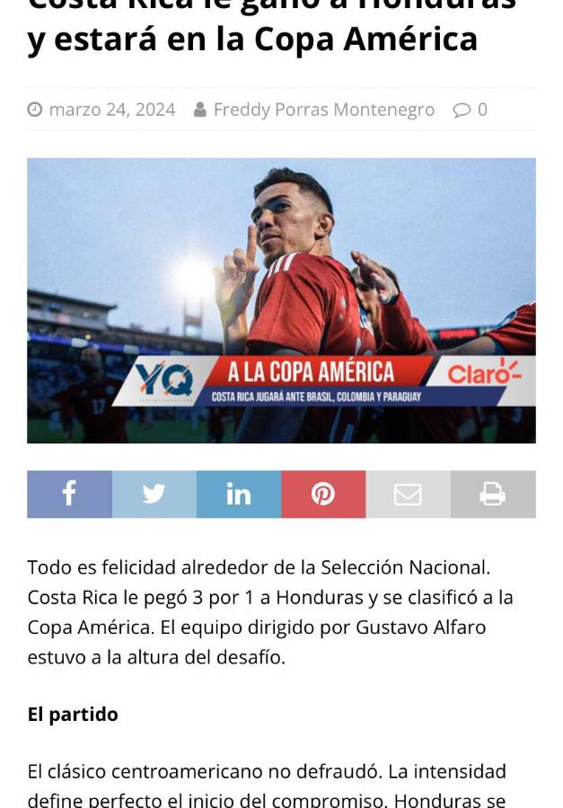 La reacción de Costly, el gran señalado de la prensa de Honduras y directivo atiza contra Rougier