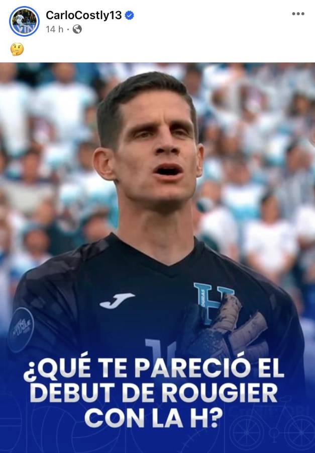 La reacción de Costly, el gran señalado de la prensa de Honduras y directivo atiza contra Rougier