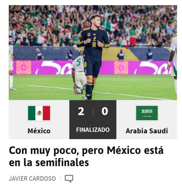 México no juega a nada, Sin convencer: Faitelson y la prensa mexicana molestos; esto dicen de la semifinal ante Honduras